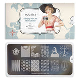 MoYou Nail Art Plate Collection Tourist 07  #MPTOU07