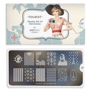 MoYou Collection de Plaques Nail Art Tourist 07 #MPTOU07