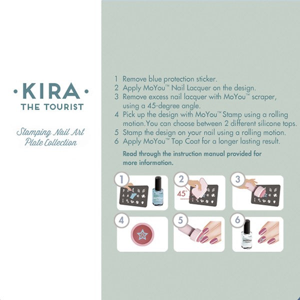 MoYou Collection de Plaques Nail Art Tourist 07 #MPTOU07