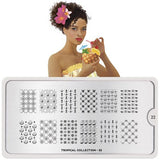 MoYou Nail Art Plate Collection Tropical 22 #MPTRO22
