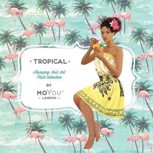 Collection de plaques stamping MoYou Tropical 22 #MPTRO22