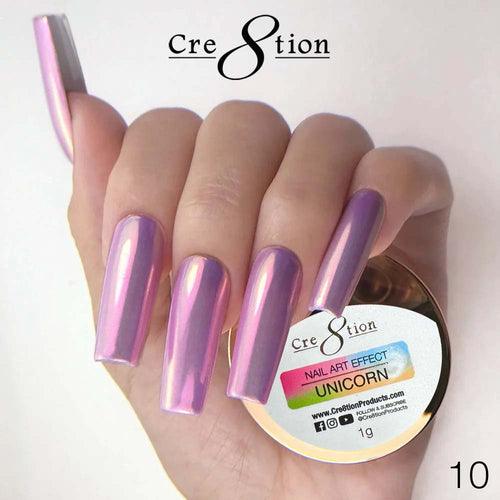 Cre8tion Licorne 10 Effets Nail Art 1g 1101-0380