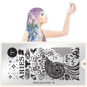 MoYou Plaque Stamping Collection Zodiaque 03 #MPZOD03