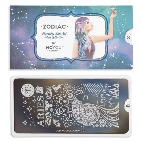 MoYou Plaque Stamping Collection Zodiaque 03 #MPZOD03