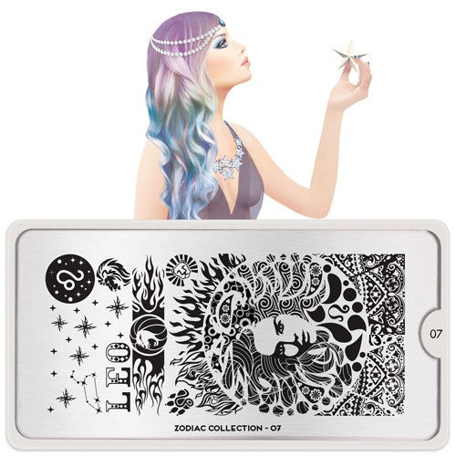 Collection de Plaques MoYou pour Nail Art Zodiaque 07 #MPZOD07