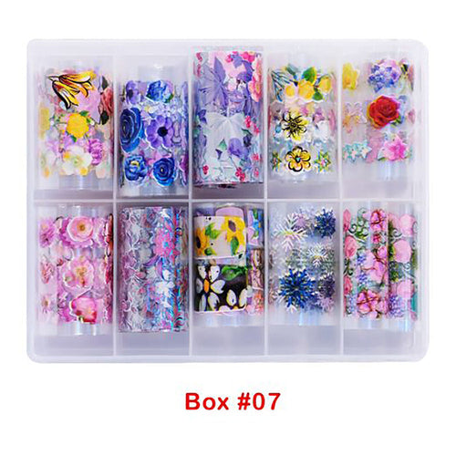 DND Transfer Foils Fleurs Variées 00392