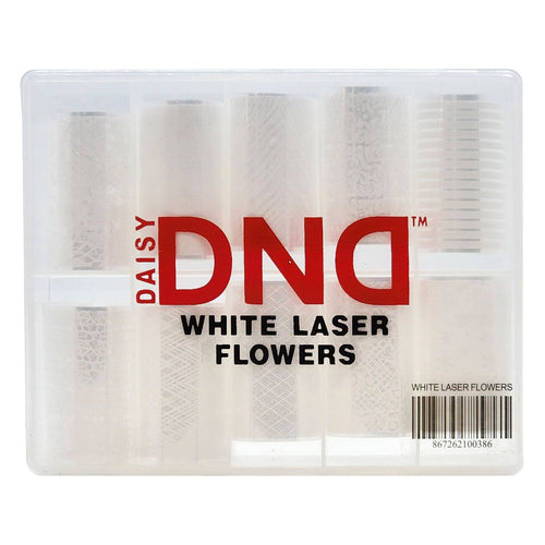DND Transfer Foils White Lace Flowers 2 00394