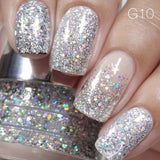 Cre8tion Nail Art Glitter 1 fl oz/30g Glitter 10 #1101-0501