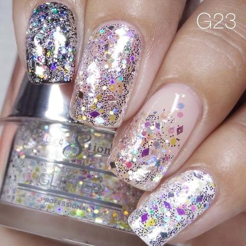 Paillettes pour nail art Cre8tion 1 fl oz/30g Paillettes 23 #1101-0514