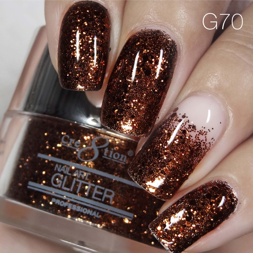 Paillettes pour nail art Cre8tion 1 fl oz/30g Paillettes 70 #1101-0561