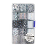 Cre8tion 15 Motifs Feuille de transfert Nail Art Col.03 #1101-0993