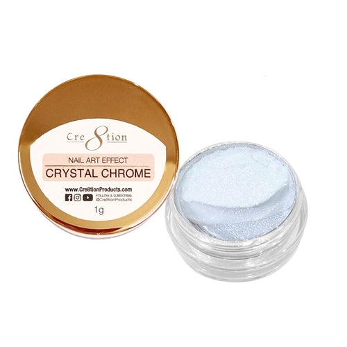 Poudre à ongles Cre8tion Nail Art Effect 1g Crystal Chrome 1101-1335 08407