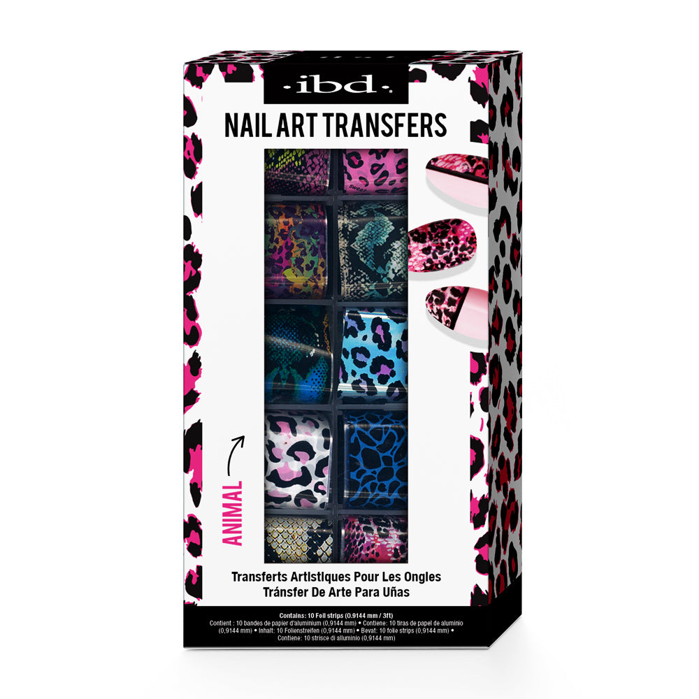 Feuillets de transfert pour ongles IBD - Animal 36345