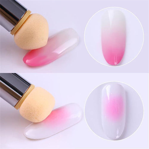 Nail Art Brush Replaceable Sponge Head White 49952