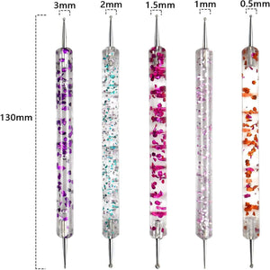 Nail Art Dot Tool 5 Pcs FH-B5 90142
