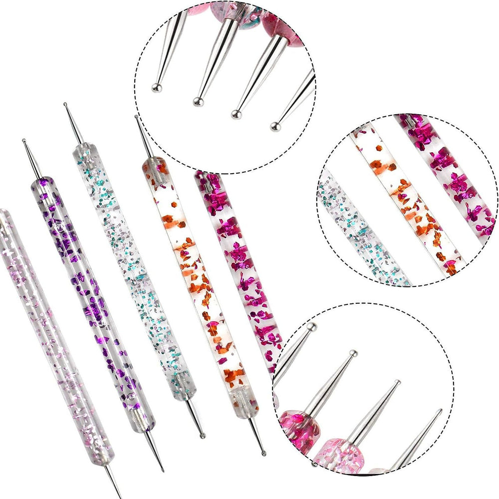 Nail Art Dot Tool 5 Pcs FH-B5 90142