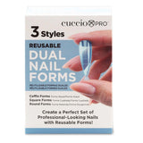 Cuccio Pro 3 styles de chablons réutilisables doubles CPAC1217 96983