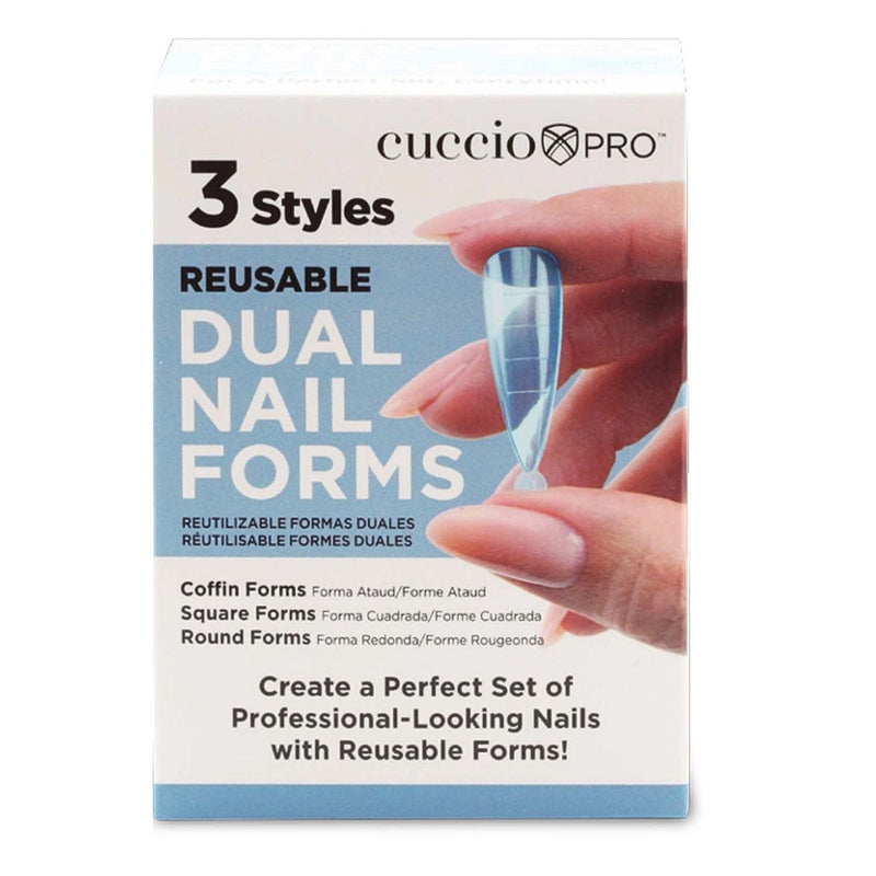 Cuccio Pro 3 styles de chablons réutilisables doubles CPAC1217 96983