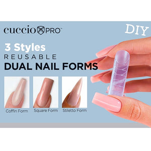 Cuccio Pro 3 Styles Reusable Dual Nail Forms CPAC1217 96983