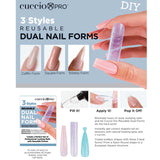 Cuccio Pro 3 styles de chablons réutilisables doubles CPAC1217 96983