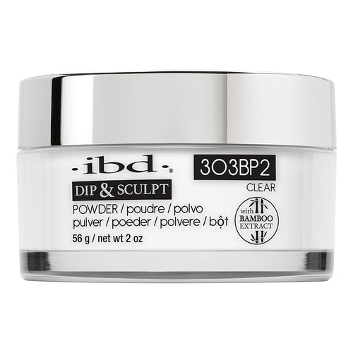 Poudre IBD Dip&Sculpt 2 oz/56 g Transparente 303BP2 62301
