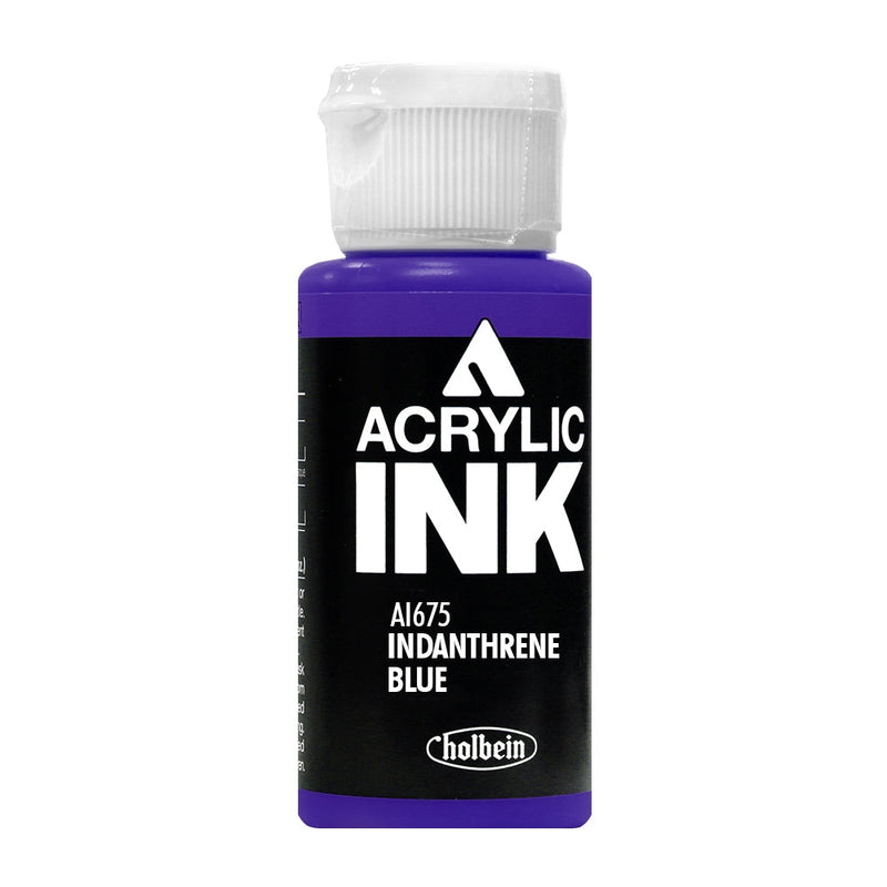 Encre Acrylique Holbein Bleu Indanthrène AI675C