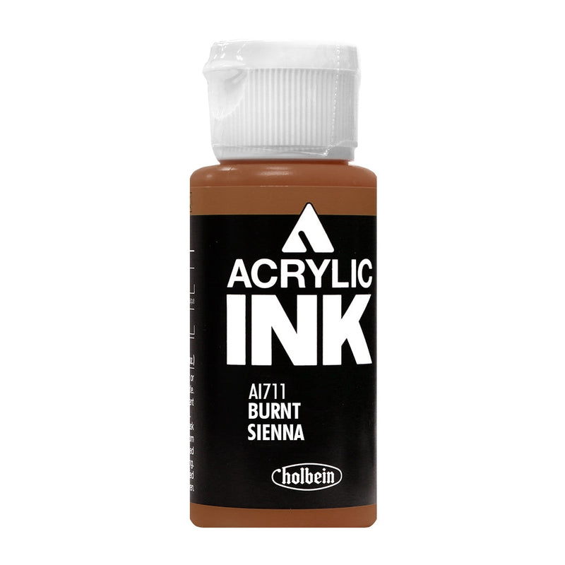 Encre Acrylique Holbein Terre de Sienne Brûlée AI711A