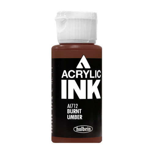 Encre Acrylique Holbein Terre d'Ombre Brûlée AI712A