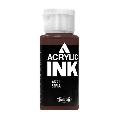 Encre Acrylique Holbein Sépia AI721B