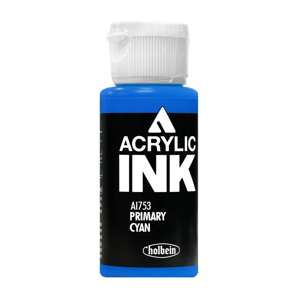 Encre Acrylique Holbein Cyan Primaire AI753B