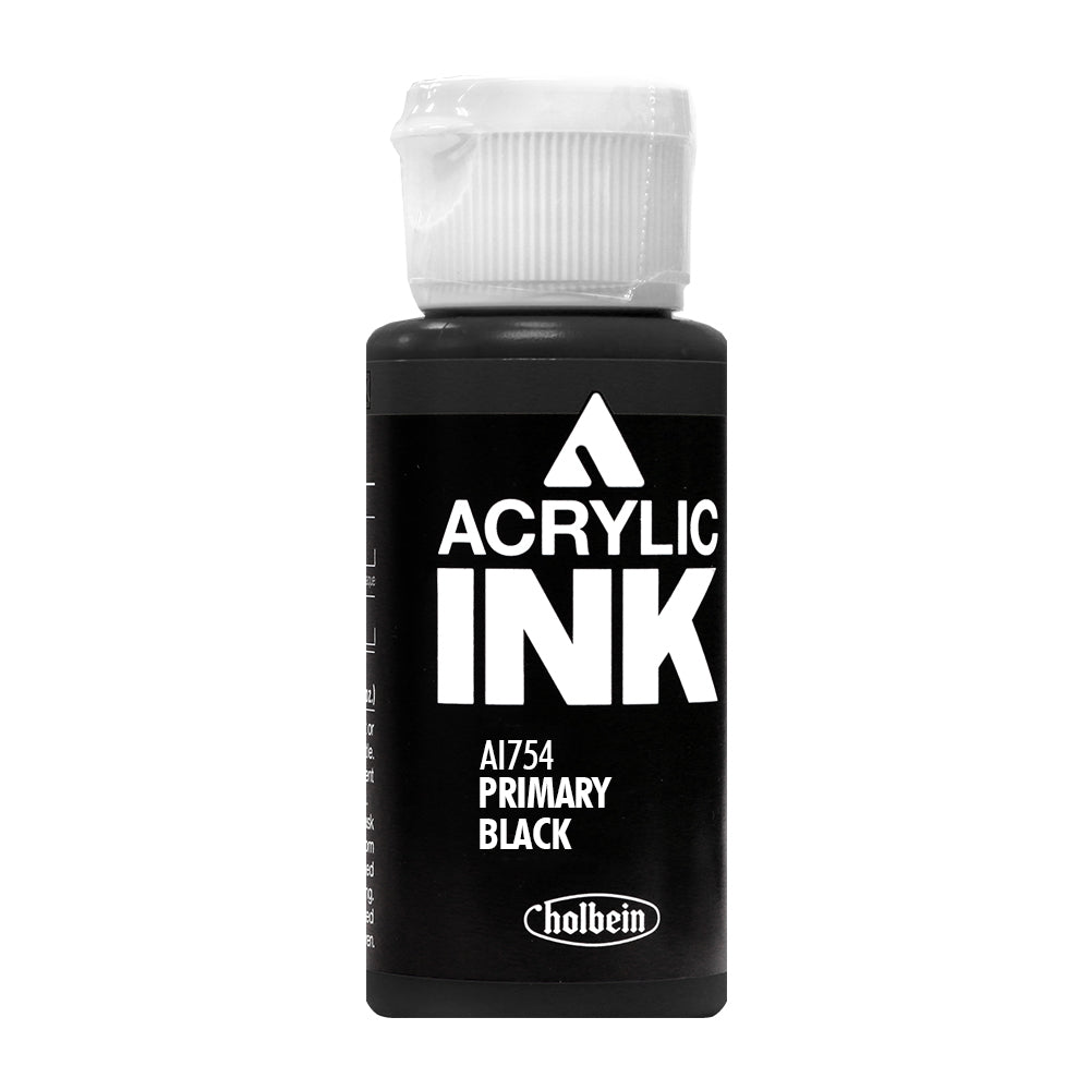 Encre acrylique Holbein Noir primaire AI754B