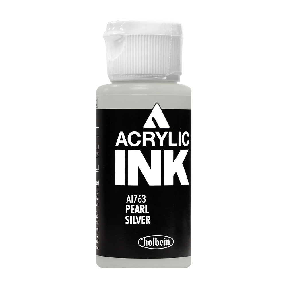 Encre Acrylique Holbein Nacré Argent AI763D