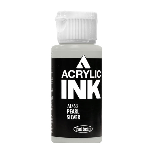 Holbein Acrylic Ink Pearl Silver AI763D
