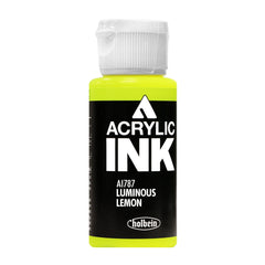Holbein Acrylic Ink Luminous Lemon AI787C
