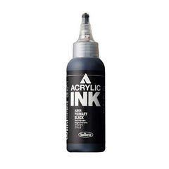 Holbein Acrylic Ink Super Opaque Black 100ml AI934C 15934