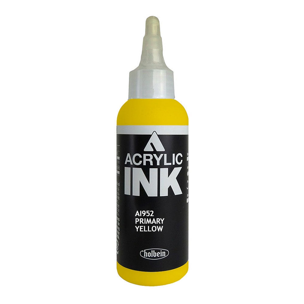Encre Acrylique Holbein Jaune Primaire 100ml AI952B