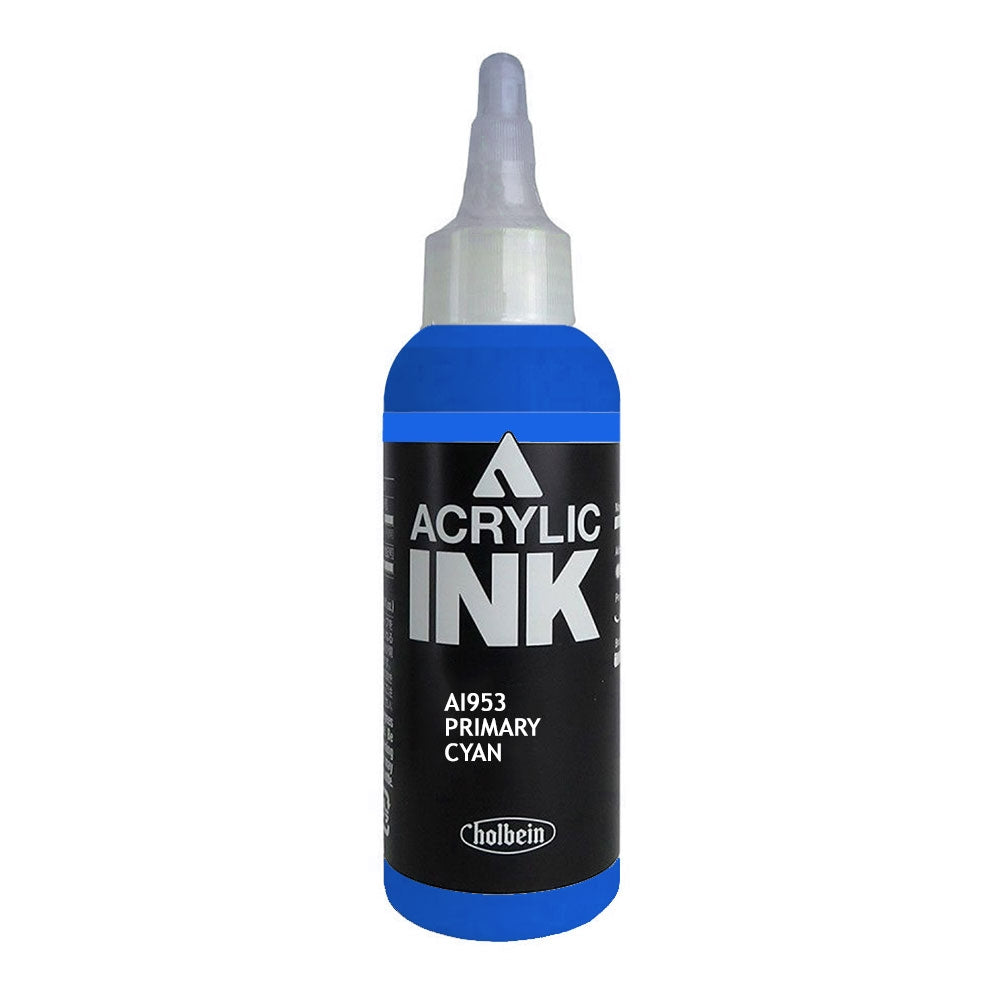 Encre Acrylique Holbein Cyan Primaire 100ml AI953B