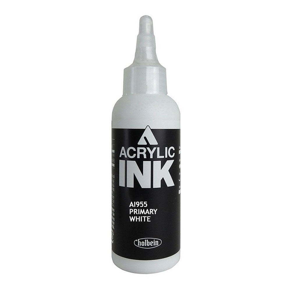 Encre acrylique Holbein Blanc Primaire 100ml AI955B