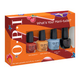OPI Mini Nail Lacquer What's Your Mani-tude? 4PC DCF006