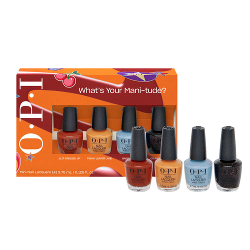 OPI Mini Vernis à Ongles What's Your Mani-tude? 4 Pièces DCF006