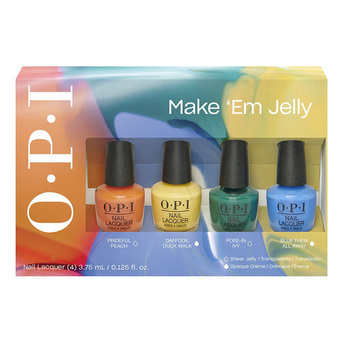OPI Mini Vernis à Ongles Make ‘Em Jelly 4PC DCS025 23439