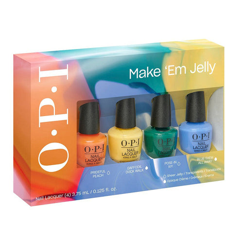 OPI Mini Vernis à Ongles Make ‘Em Jelly 4PC DCS025 23439