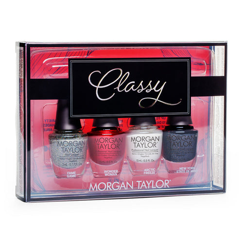 Morgan Taylor Mini coffret 4 vernis Classy Holiday 2025 3120091