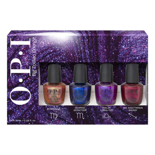 OPI Nail Lacquer Big Zodiac Energy Mini Coffret 4 Pièces DCH001