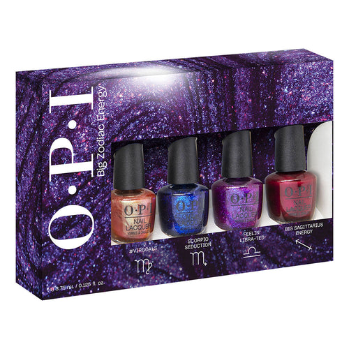 OPI Nail Lacquer Big Zodiac Energy Mini Coffret 4 Pièces DCH001