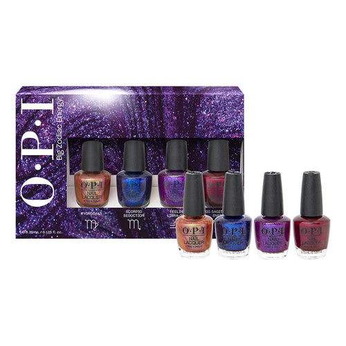 OPI Nail Lacquer Big Zodiac Energy Mini Coffret 4 Pièces DCH001