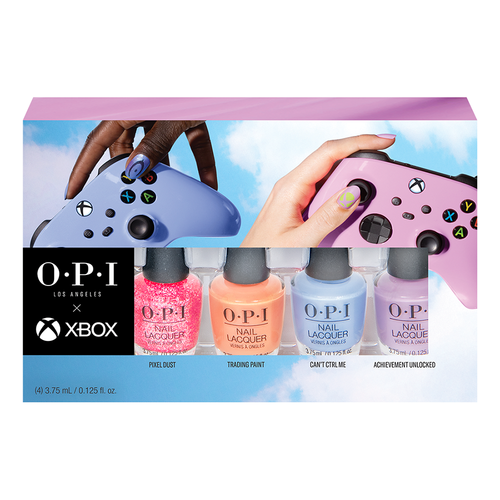 Mini-coffret 4 vernis à ongles OPI XBOX DCD01