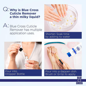 Dissolvant à cuticules Blue+Cross 6 fl oz / 177 ml #106 45914