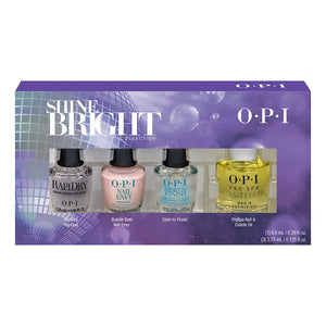OPI Shine Bright Fêtes 2020 Soins Mini Coffret de 4 HR M34