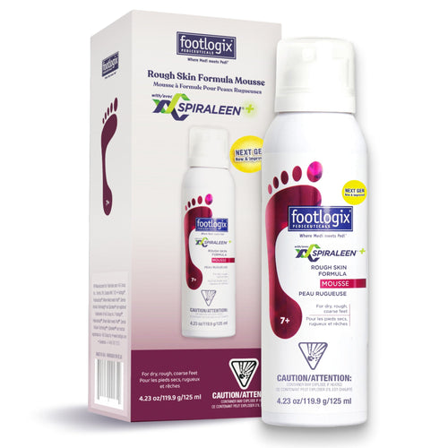 Footlogix Mousse Peaux Rugueuses Formule 7+ au Spiraleen 24131